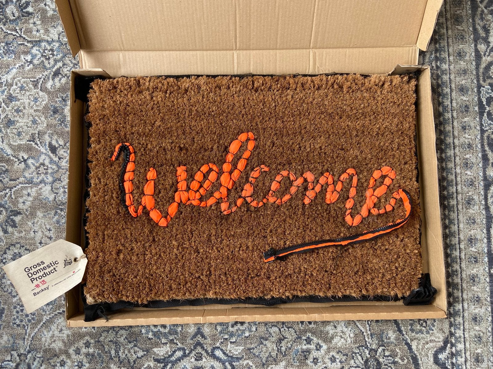 Banksy Welcome mat (original)  - nr. 18!, Ophalen, Zo goed als nieuw