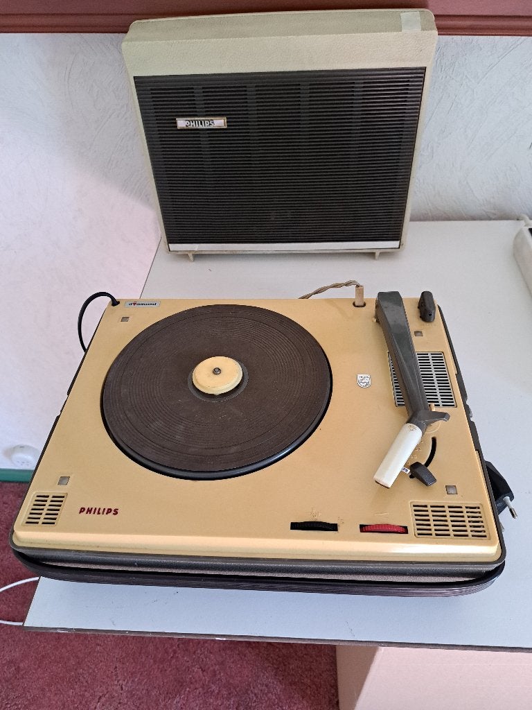 platenspeler, Audio, Tv en Foto, Platenspelers, Ophalen, Gebruikt, Platenspeler, Philips