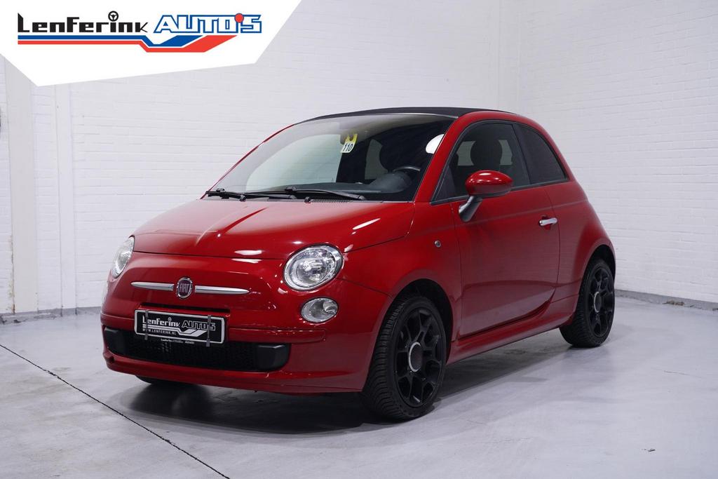 Fiat 500S 1.2 Airco Schuifdak PDC Achter Stoelverwarming, Rouge, Achat, Entreprise, Cabriolet