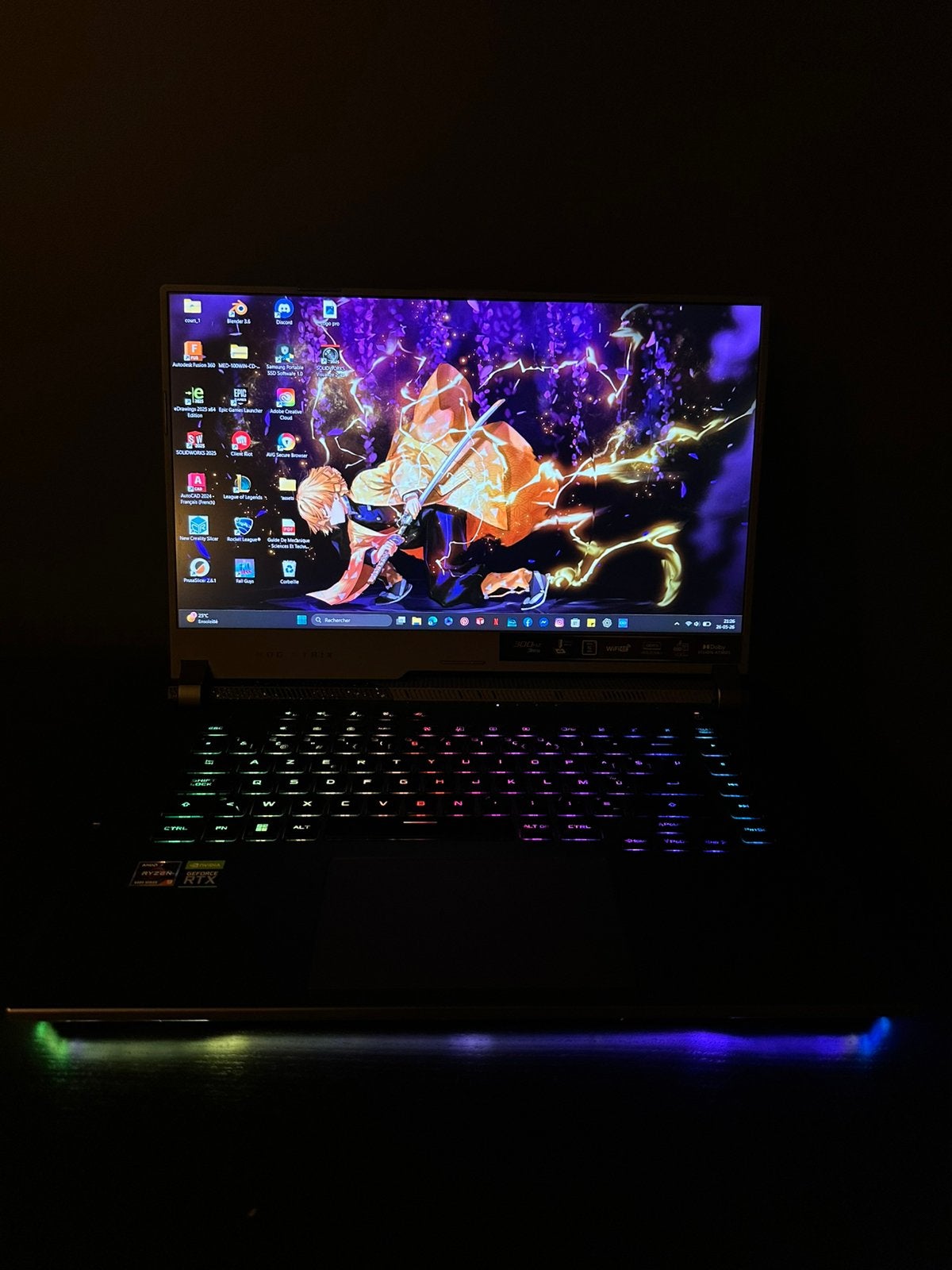 ASUS ROG Strix Ryzen 9 RTX – Excellent état, Computers en Software, Windows Laptops, Ophalen, Gaming