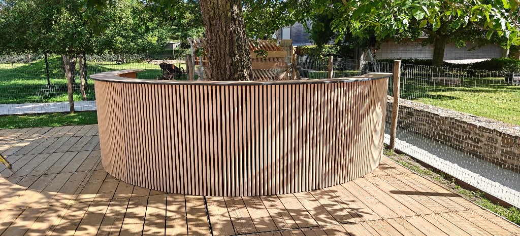 Bar/Toog. Rond. Halve cirkel, Ophalen, Nieuw