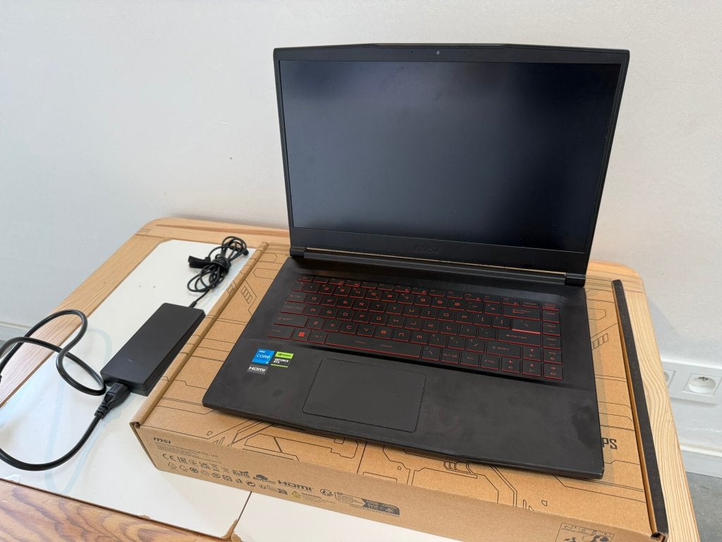 MSI Thin GF63 12VE gaming laptop, Ophalen, Met videokaart, 512 GB, Intel(R) Core i5