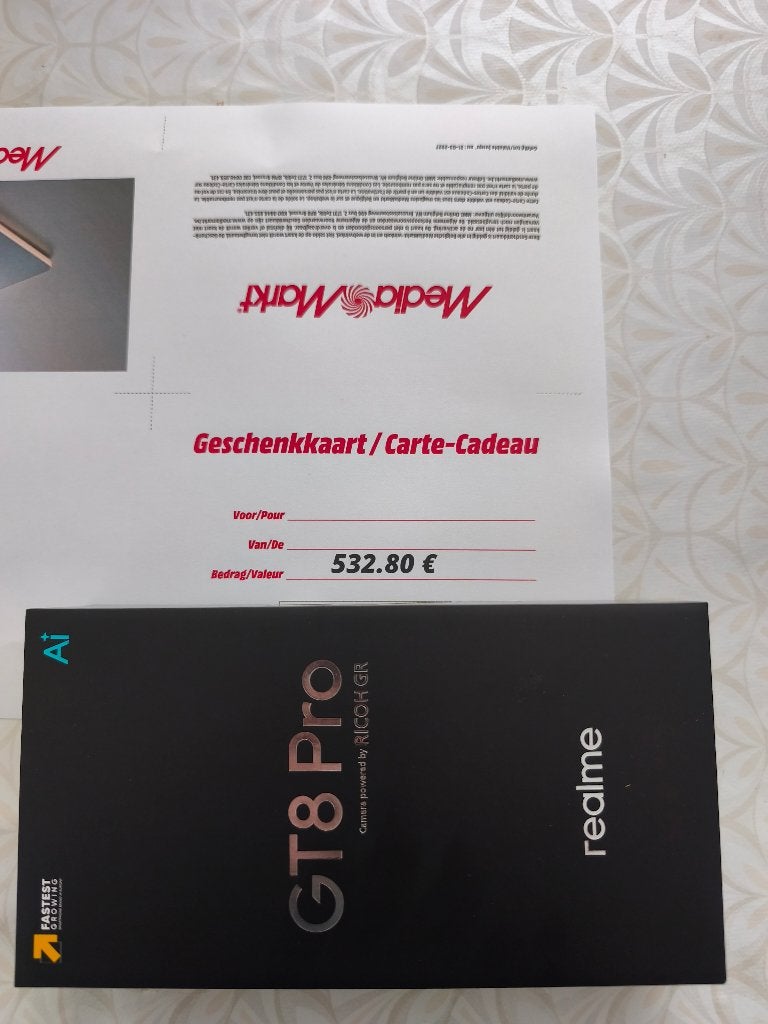 Bon cadeau mediamarkt valeur 532 eur!, Tickets en Kaartjes, Cadeaubon