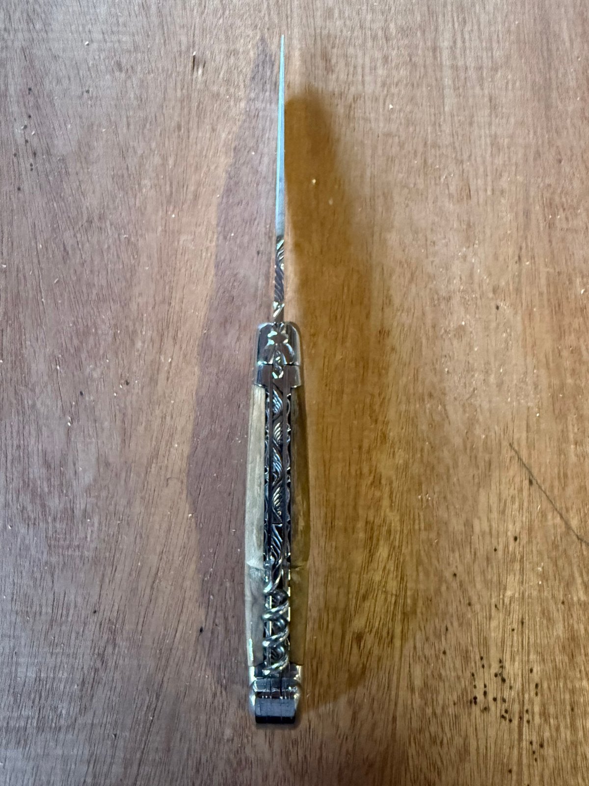 Couteau de poche Laguiole, Couverts individuels, Couteau de table, Laguiole, Comme neuf