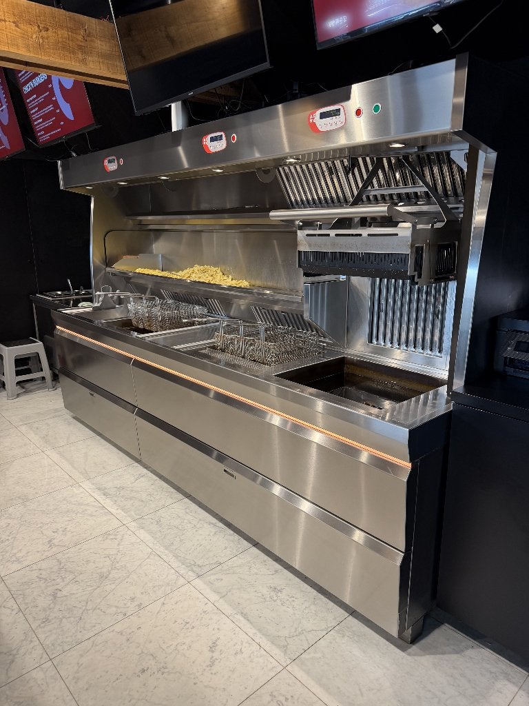 FRITEUSE INDUSTRIELLE PERFECTA POUR LA FRITURE, Enlèvement, Utilisé, Cuisinière, Friteuse et Grils
