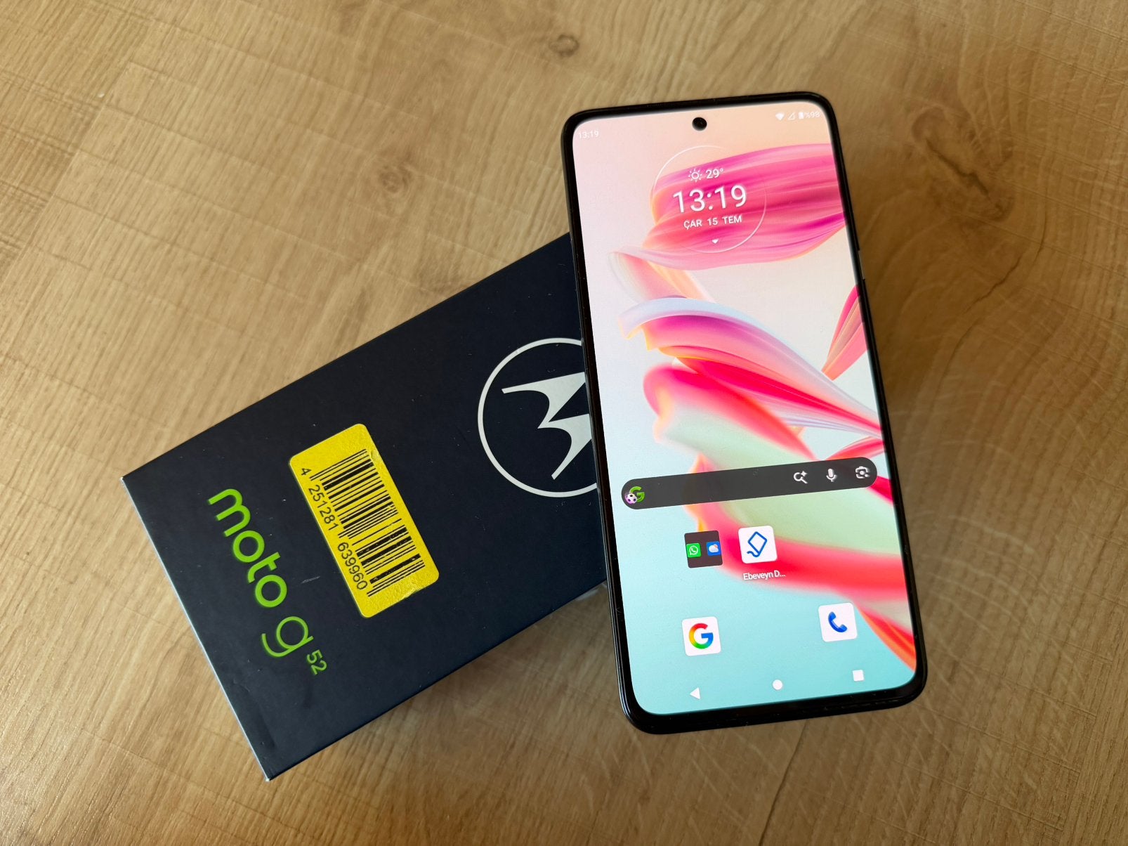 MOTOROLA G52 – 128 GB | OLED SCHERM | TOPSTAAT!, Ophalen, Gebruikt, Zwart, Zonder simlock