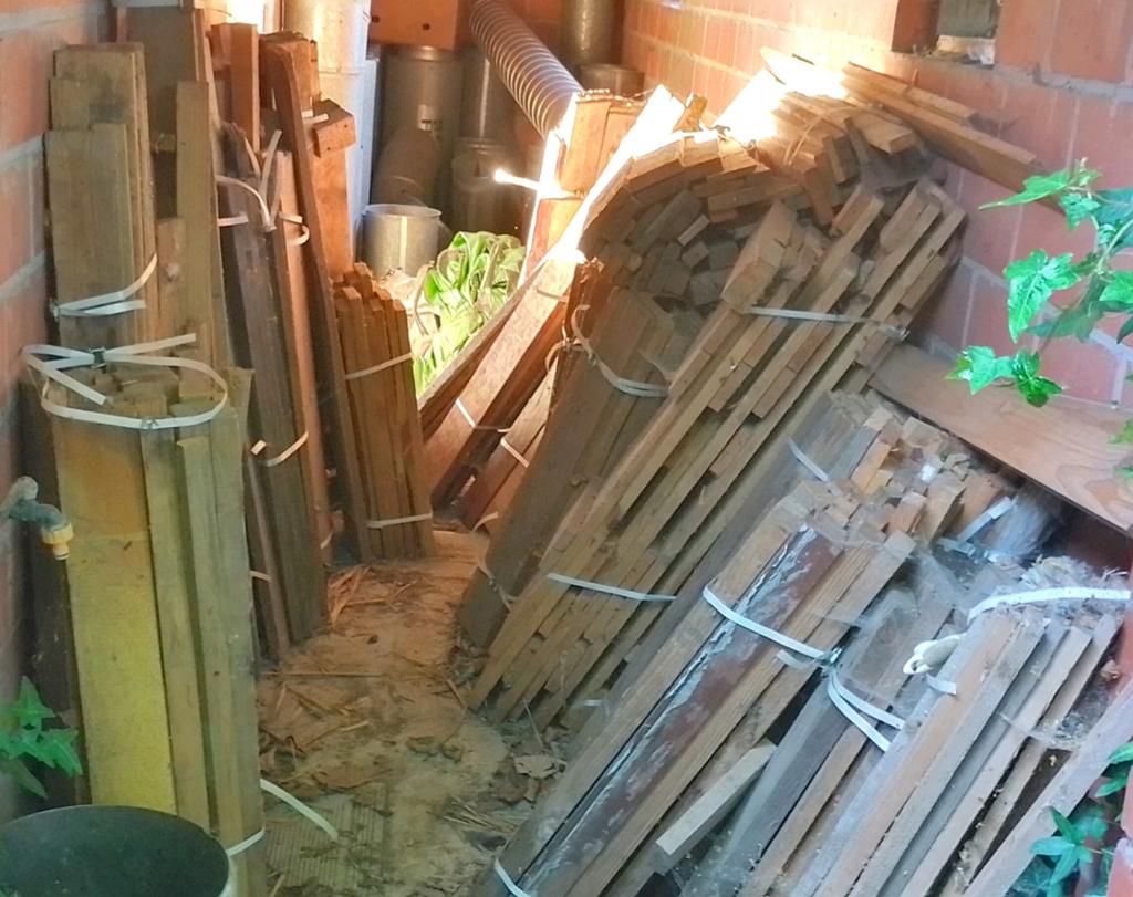 Pallettenplanken en balkjes, Tuin en Terras, Brandhout, Ophalen