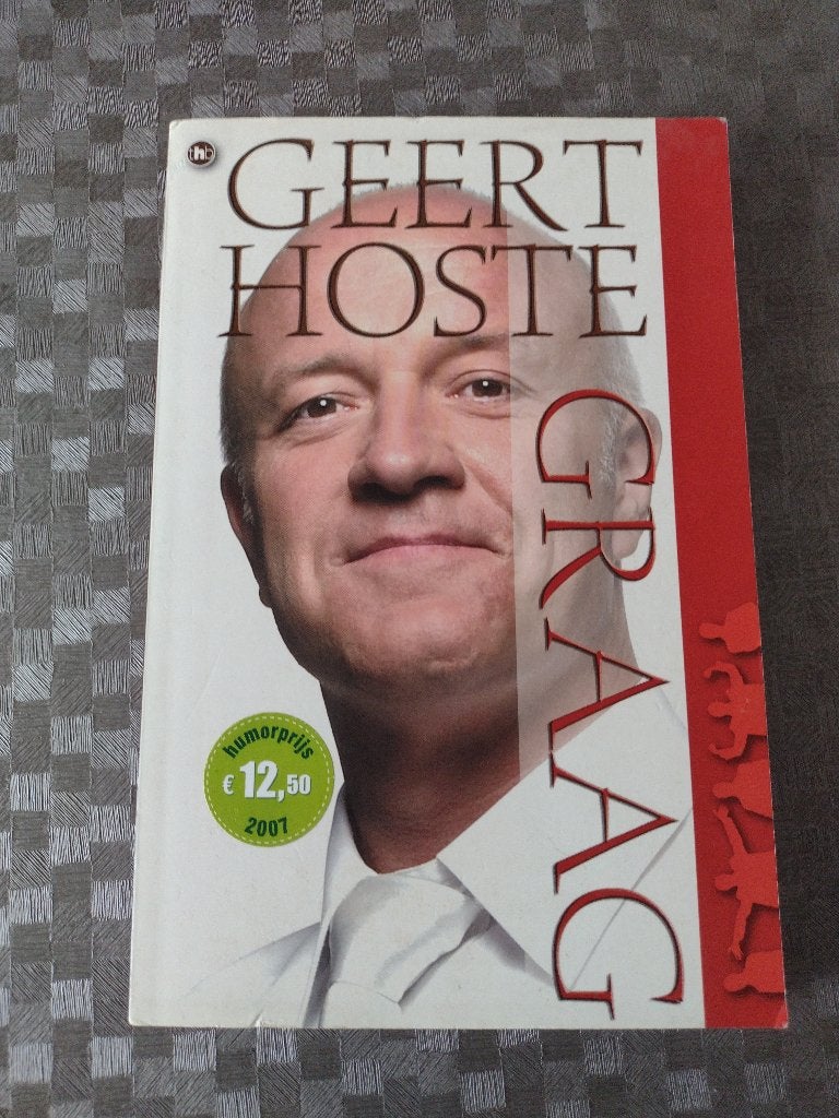 Boek GRAAG - Geert Hoste, Livres, Humour, Enlèvement, Comme neuf, Geert Hoste, Autres types