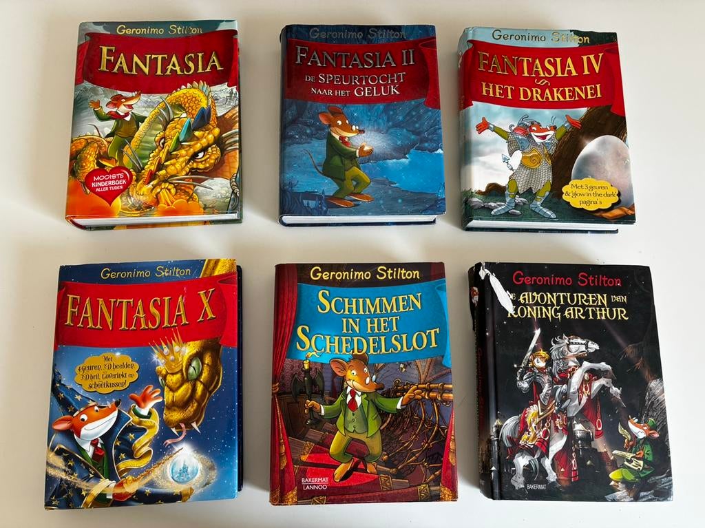 Pakket van 6 Geronimo Stilton boeken, Boeken, Ophalen, Zo goed als nieuw