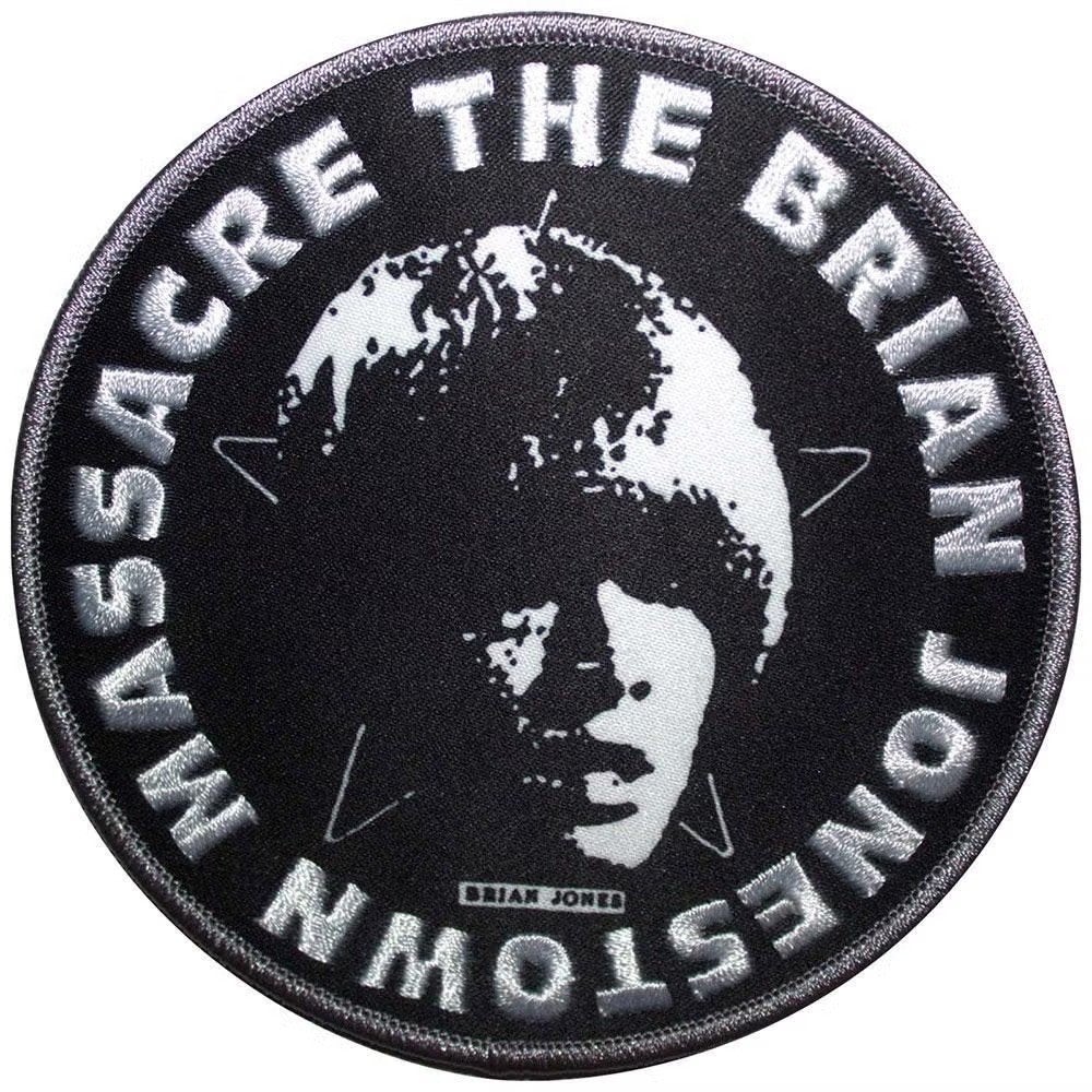 The Brian Jonestown Massacre - Circle Face Black - Patch, Collections, Enlèvement ou Envoi, Neuf