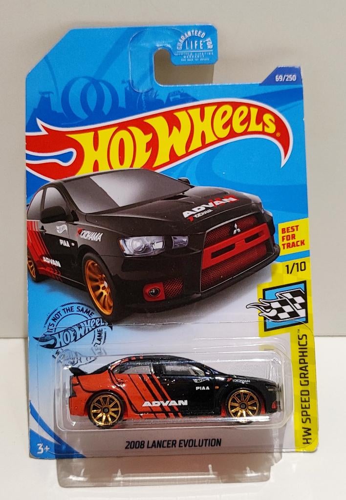 Hot Wheels 2008 Mitsubishi Lancer Evolution ADVAN (2017), Ophalen of Verzenden