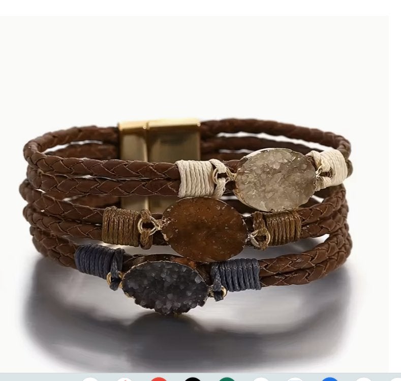 Mooie nieuwe armbanden 4 € stuk, Ophalen of Verzenden, Nieuw, Bruin, Overige materialen