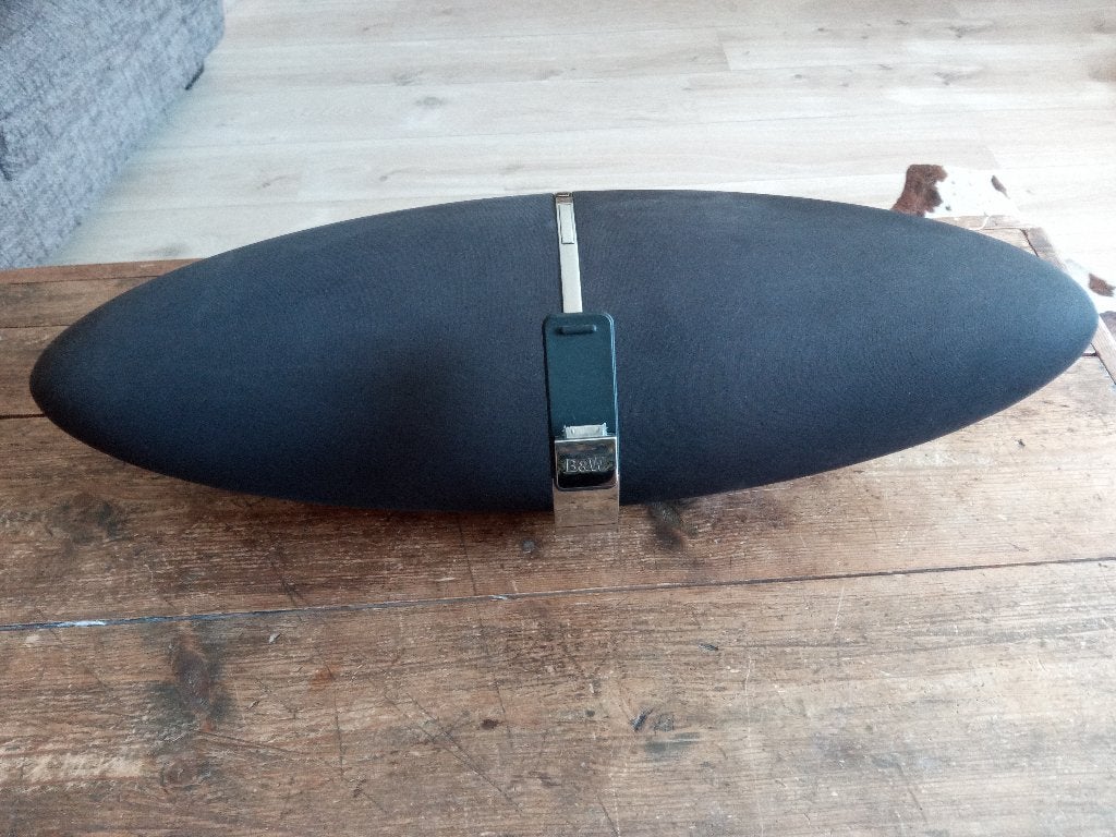 Bowers Wilkins zeppelin speakerdock (gen 1) +Apple iPod, Télécommande, 60 à 120 watts, Comme neuf, Enlèvement
