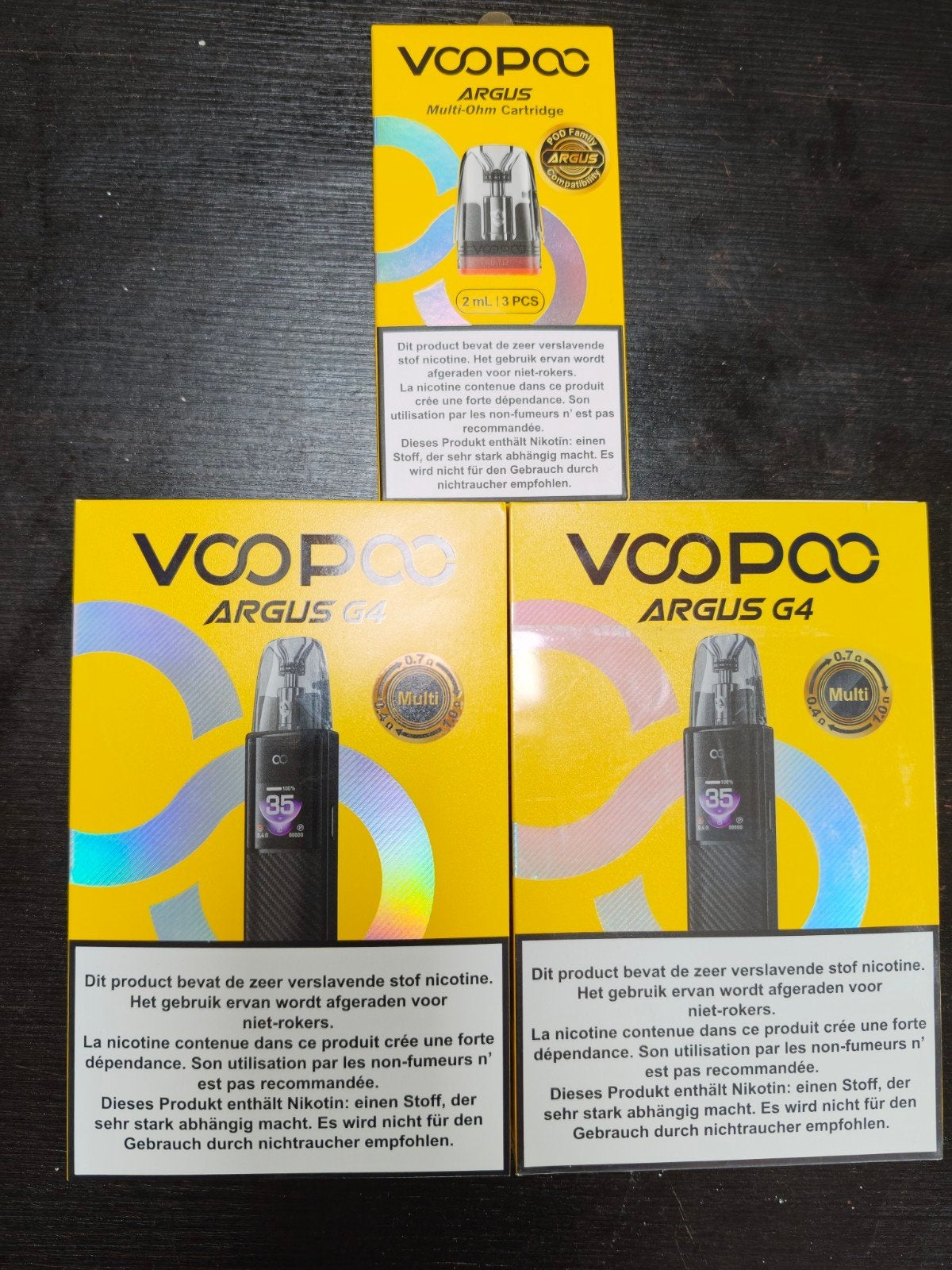 lot de deux Voopoo argus g4, Electroménager, Électroménager & Équipement Autre, Enlèvement, Comme neuf