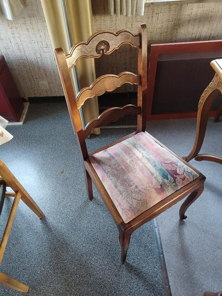 vintage stoelen, Huis en Inrichting, Stoelen, Ophalen, Gebruikt, Overige kleuren, Vintage klassiek