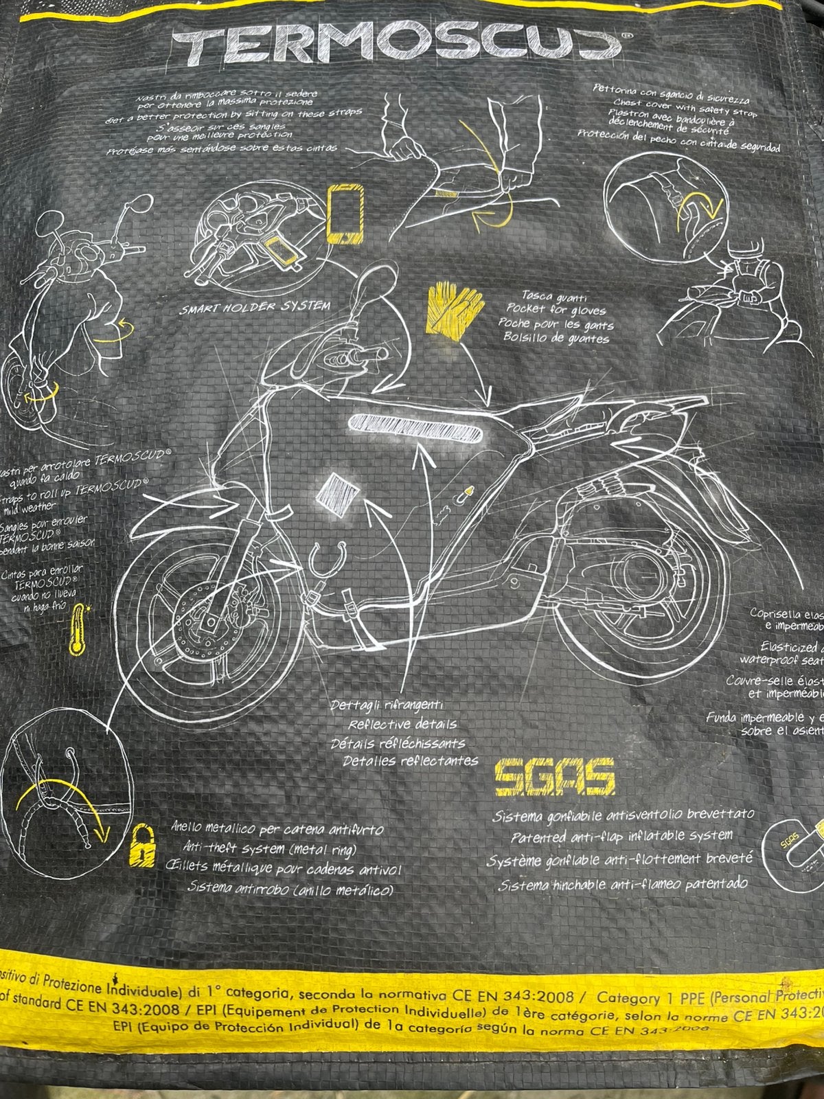 Beendeken voor scooters, Ophalen, Zo goed als nieuw