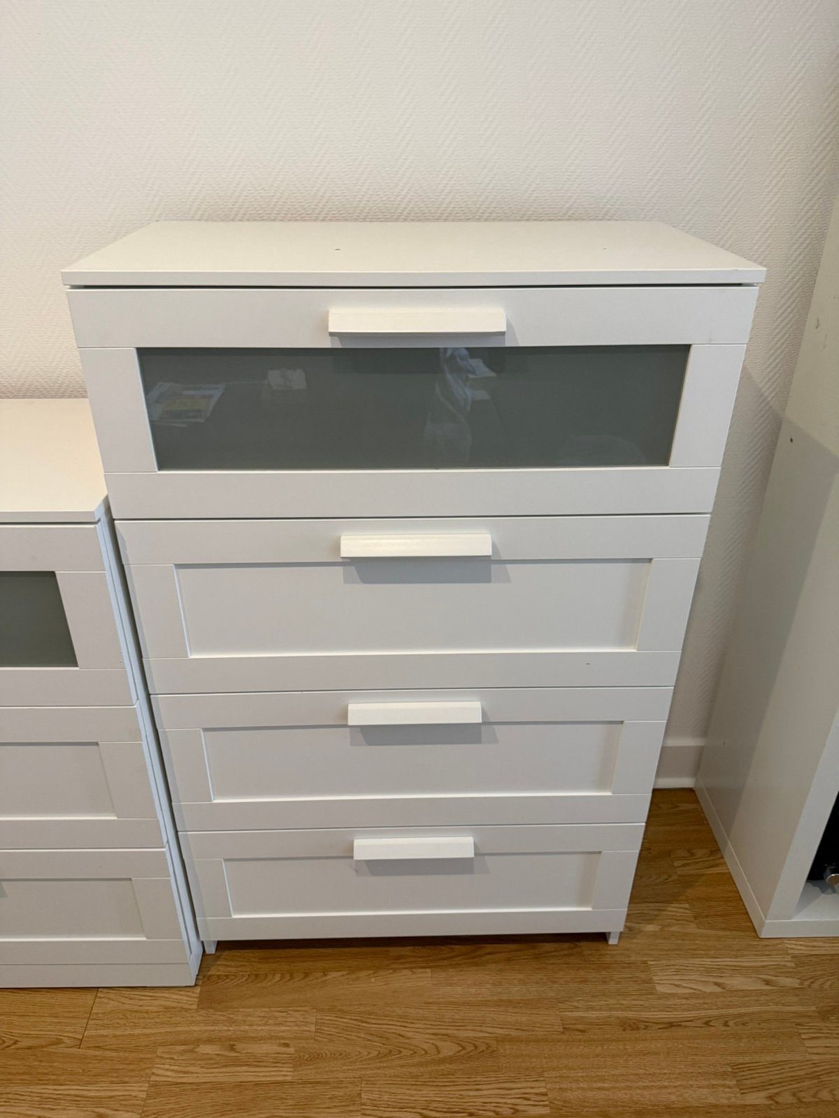 Commode BRIMNES 4 tiroirs IKEA blanc, Enlèvement, Comme neuf