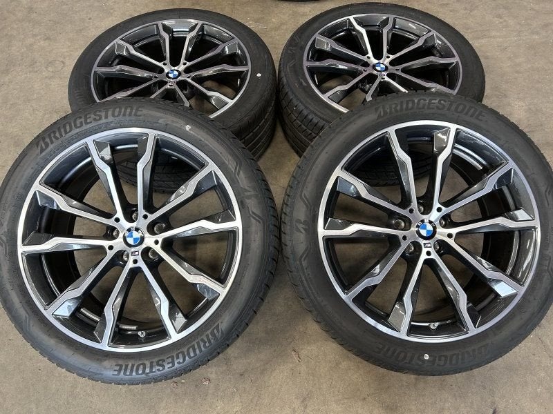 20 inch velgen + zomerbanden BMW X3 X4 G01 G02 style 699 M, Pneus et Jantes, -, Utilisé, -