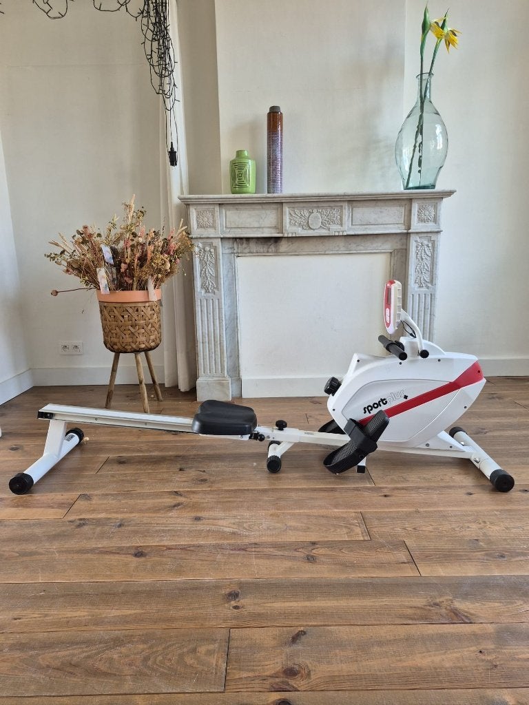 roeimachine Sportplus, Sport en Fitness, Ophalen, Benen, Zo goed als nieuw, Metaal