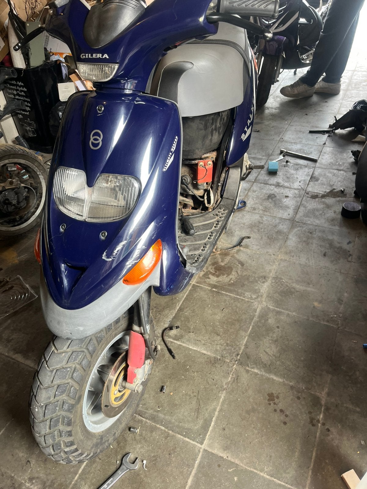 gilera stalker dubbelgelagerd, Fietsen en Brommers, Ophalen, Tweetakt, Overige modellen, 50 cc