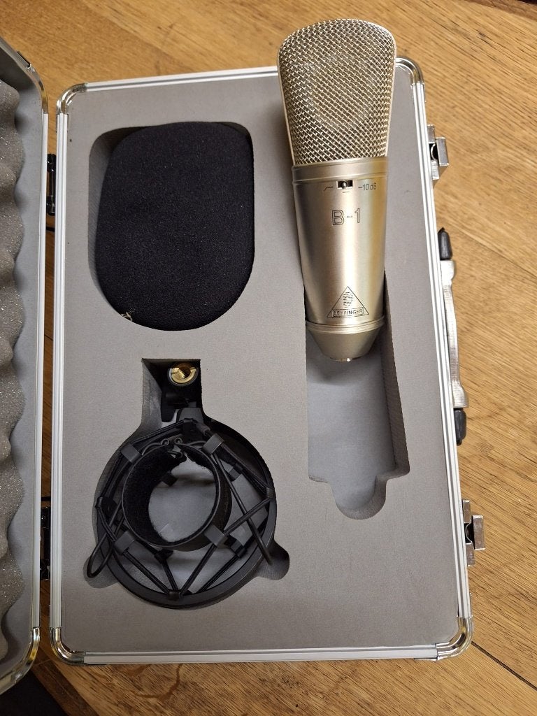 Condensatormicrofoon Behringer B-1 met studiokwaliteit, Enlèvement