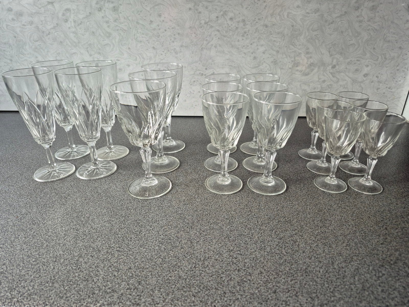 verres en cristal, Collections, Enlèvement