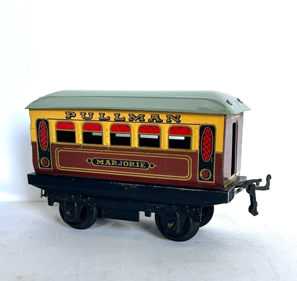 oude blikken speelgoed wagon Meccano Hornby Pullman, Antiek en Kunst, Ophalen of Verzenden