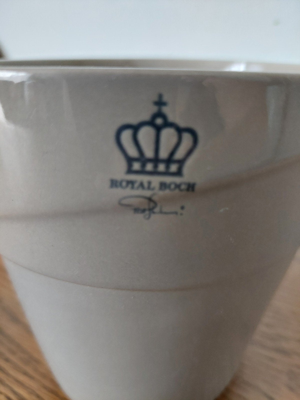 Bloempot "ROYAL BOCH"!, Ophalen of Verzenden
