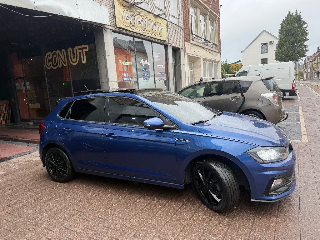 VW Polo 1.6TDI 2020 R-Line Panorama SG verwarmd, Auto's, Parkeersensor, 4 cilinders, Bedrijf, 5 deurs