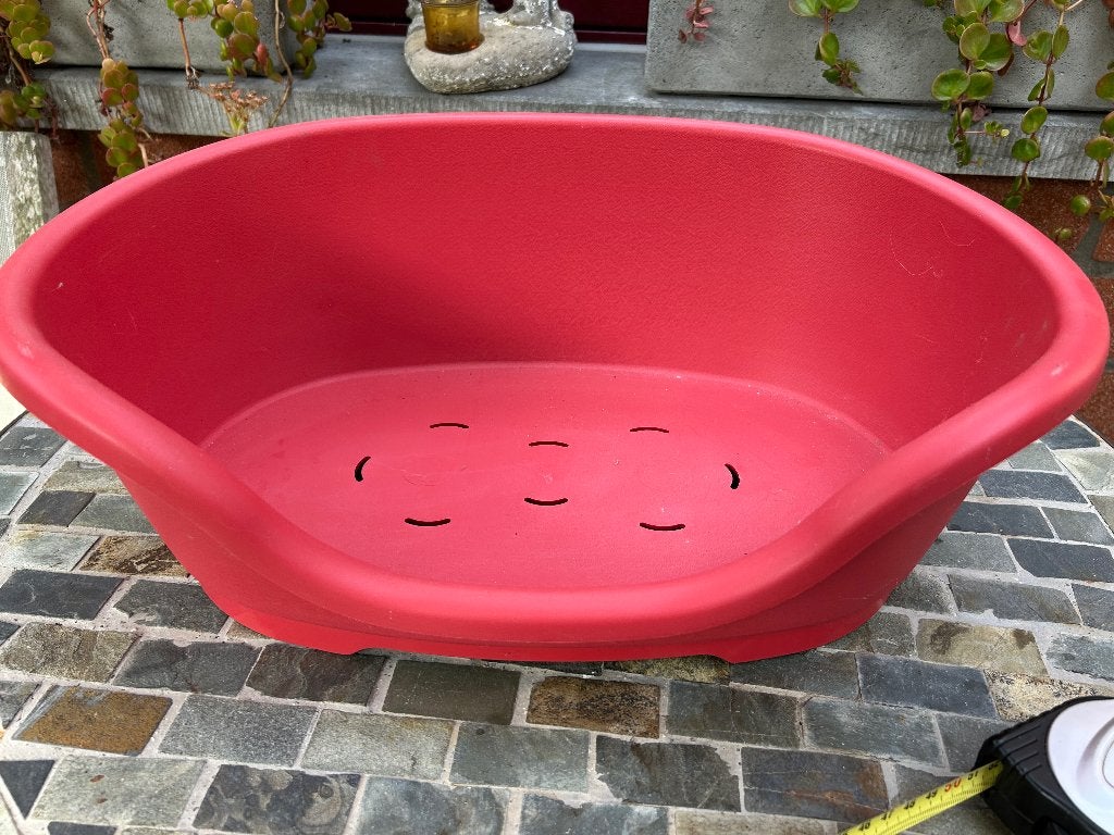 Dierenmand rood klein, Ophalen, Zo goed als nieuw, Overige