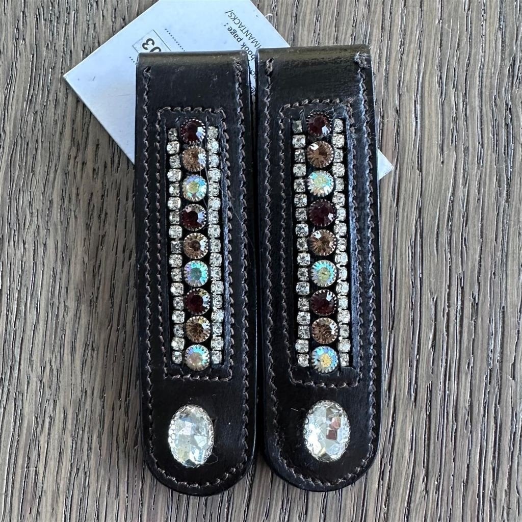 Laarzenclip Bruin Zilver Zwart *~*NIEUW*~*, Animaux & Accessoires, Vêtements d'équitation, Neuf, Enlèvement ou Envoi, BR, Marron