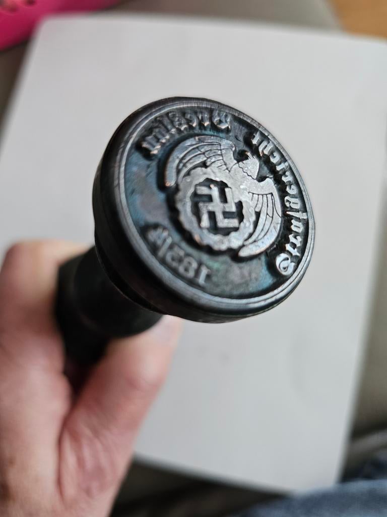 WOII Stempel Breslau Strafgericht (Polen Duitse Periode ), Ophalen of Verzenden