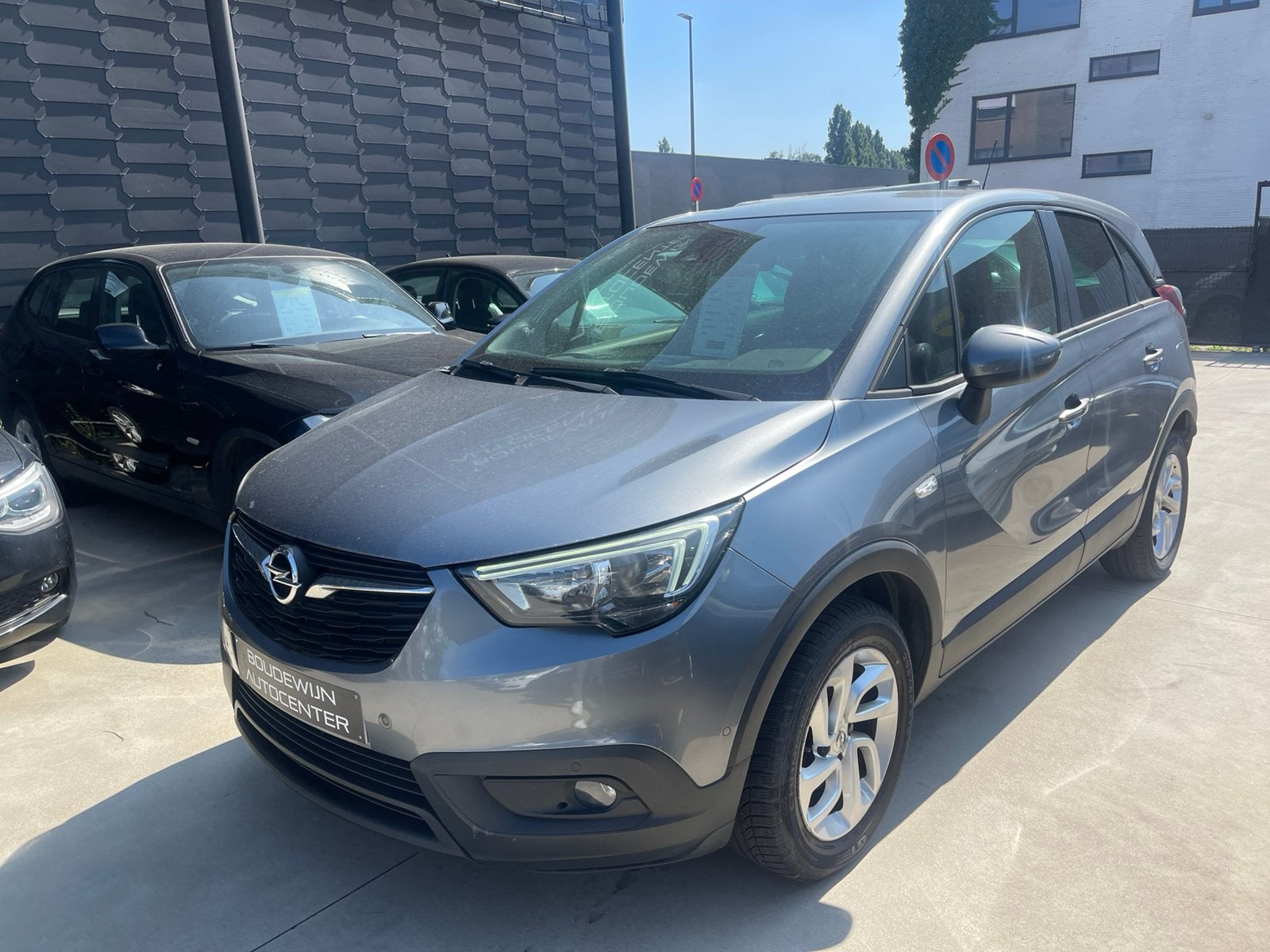 Opel Crossland X 2018 benzine 91.xxxkm Gekeurd Garantie Top!, Autos, Opel, Argent ou Gris, Achat, Garantie prolongée, Noir