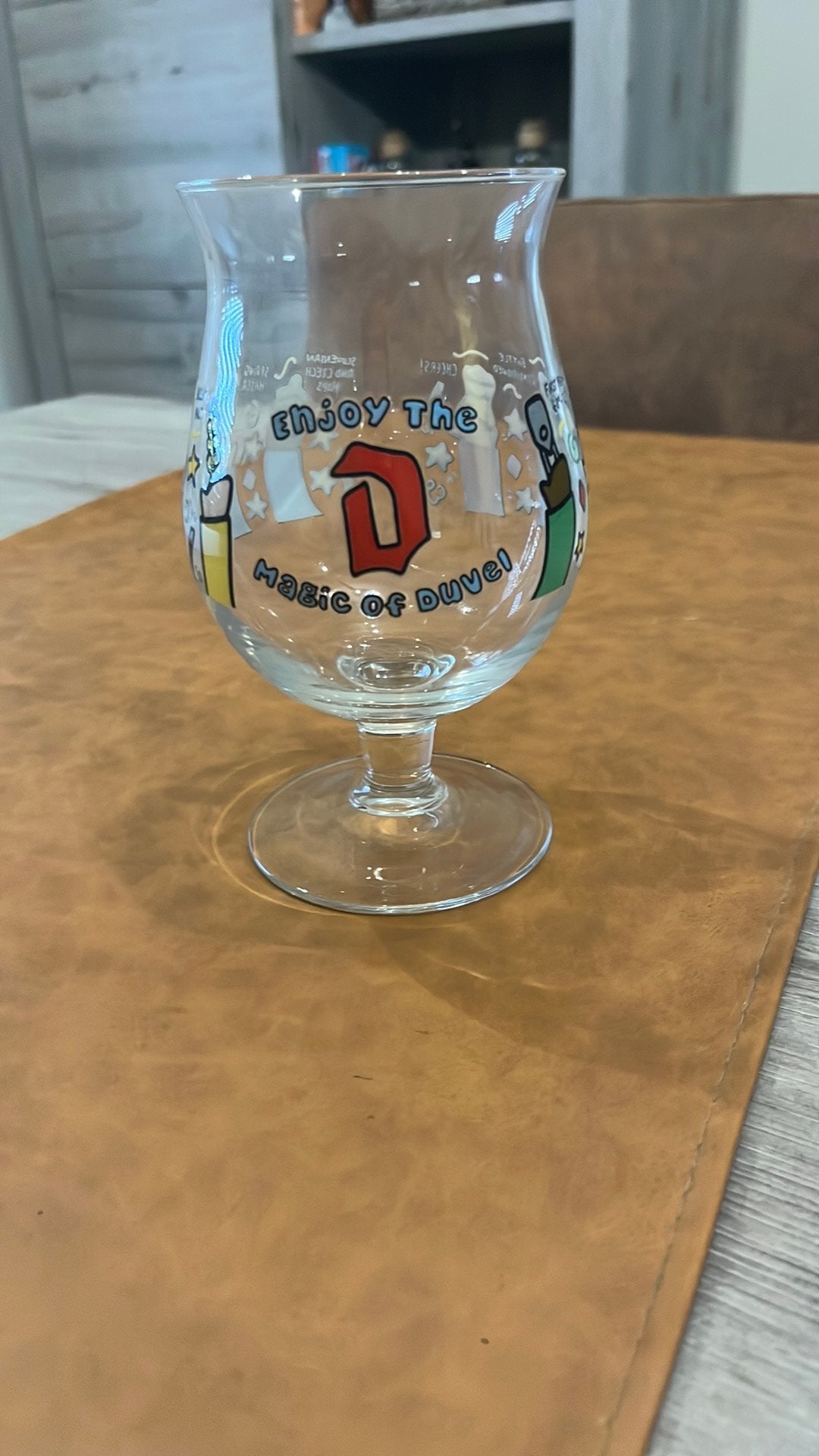 Duvel glas, Ophalen of Verzenden, Zo goed als nieuw
