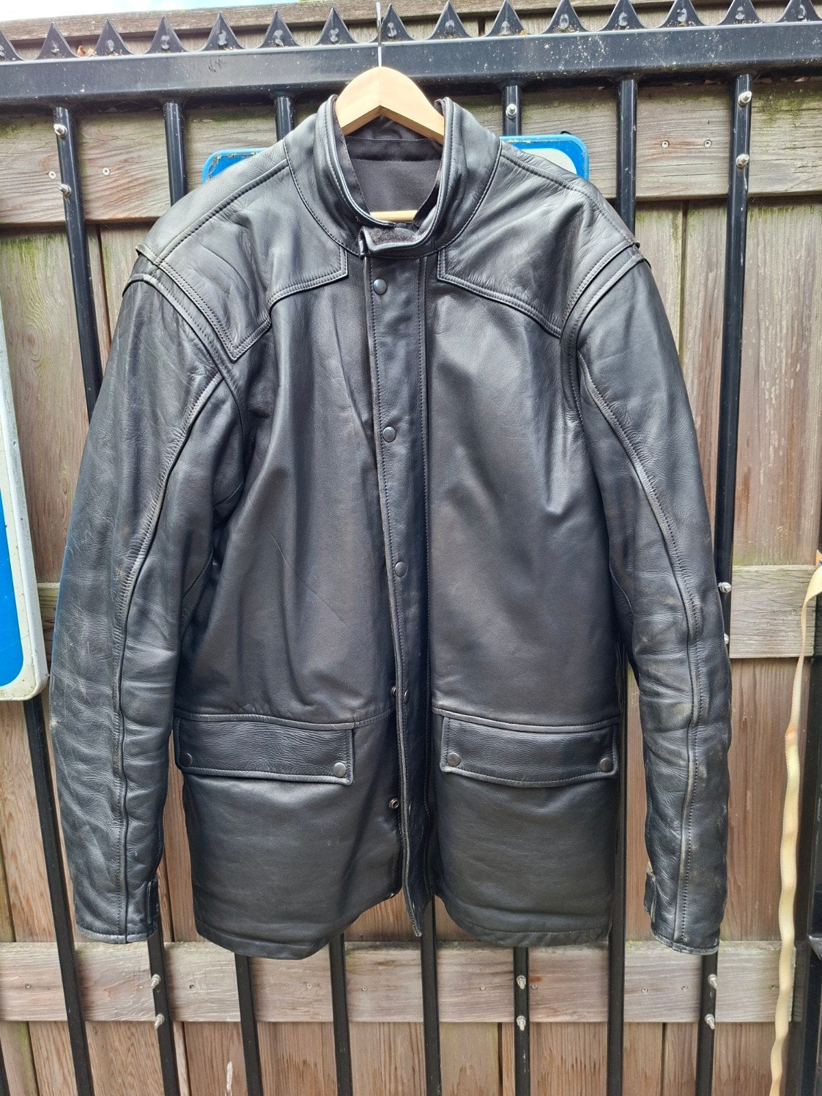 Motomod leren motorjas maat 54, Motoren, Jas | leer, Ophalen of Verzenden, Tweedehands, Heren