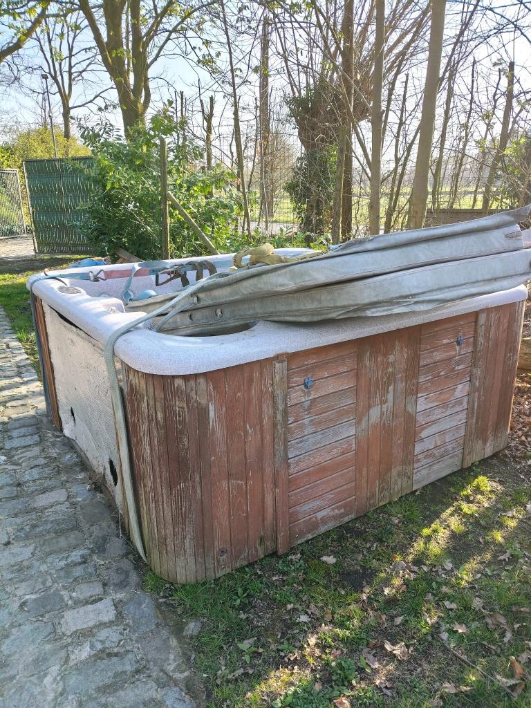 Jacuzzi, Jardin & Terrasse, Bains à remous et Spas, Enlèvement, Utilisé, Pompe, Fixé
