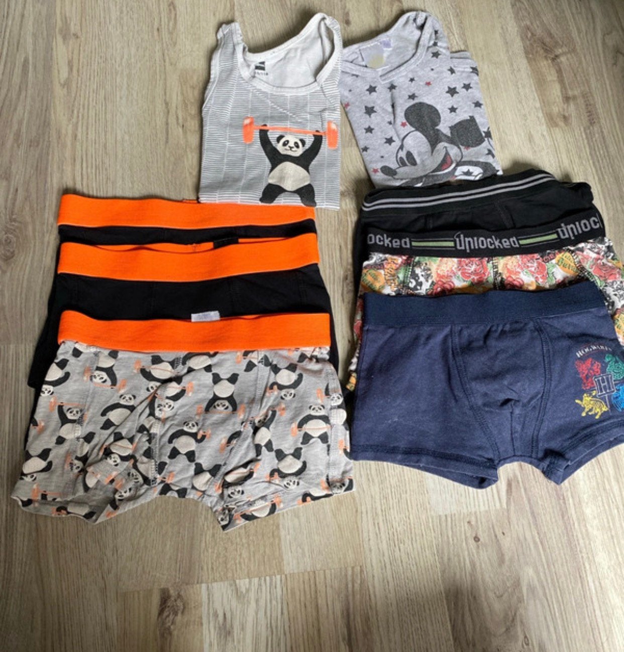 Pakket ondergoed, Kinderen en Baby's, Kinderkleding | Maat 110, Ophalen, Zo goed als nieuw, Jongen, Nacht- of Onderkleding