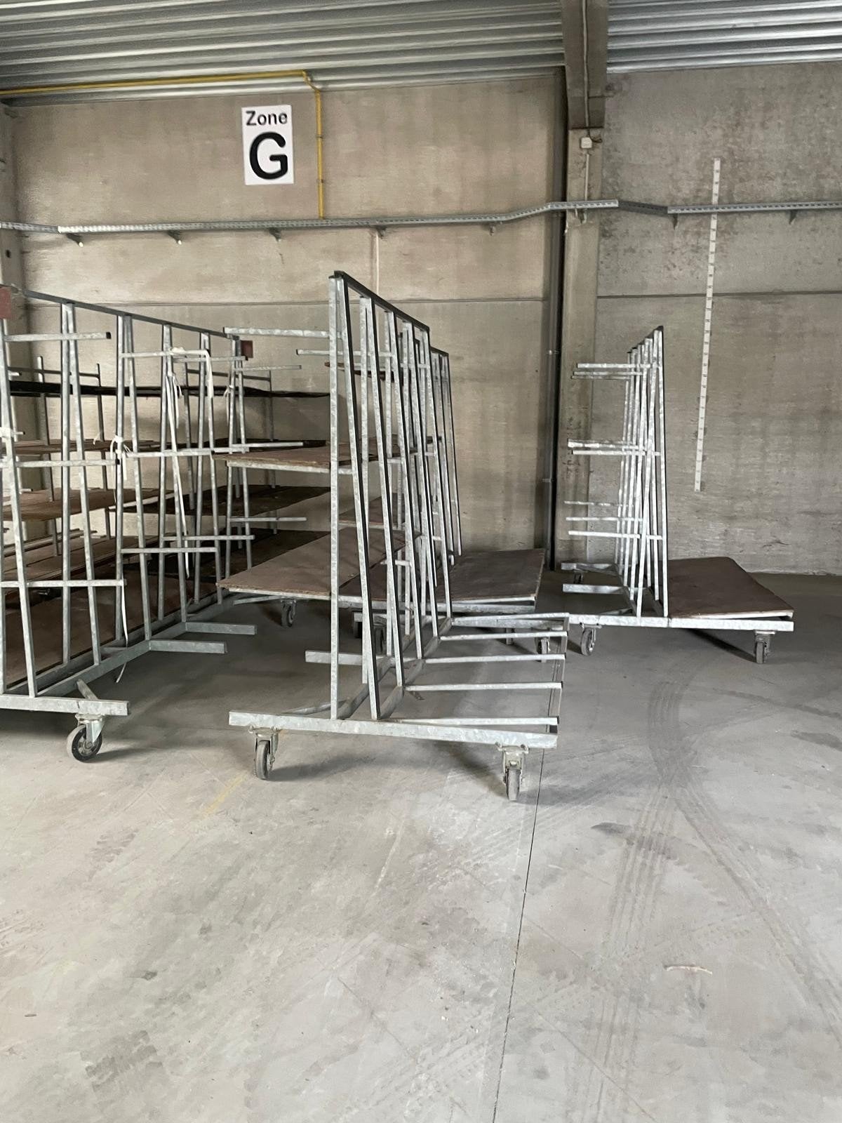 Chariot de menuiserie, Enlèvement