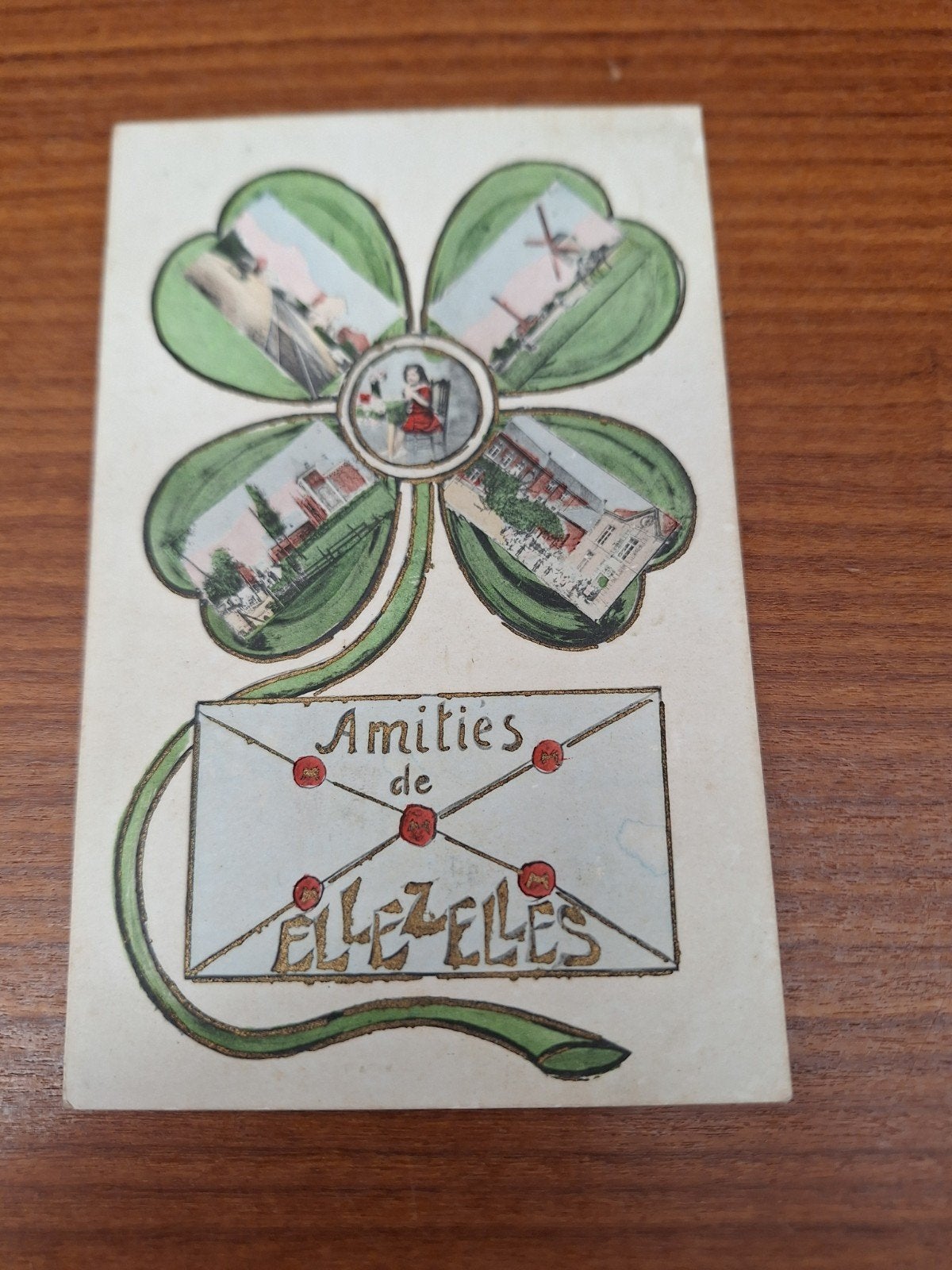 amitiés Ellezelles gare moulin 1914, Ophalen of Verzenden