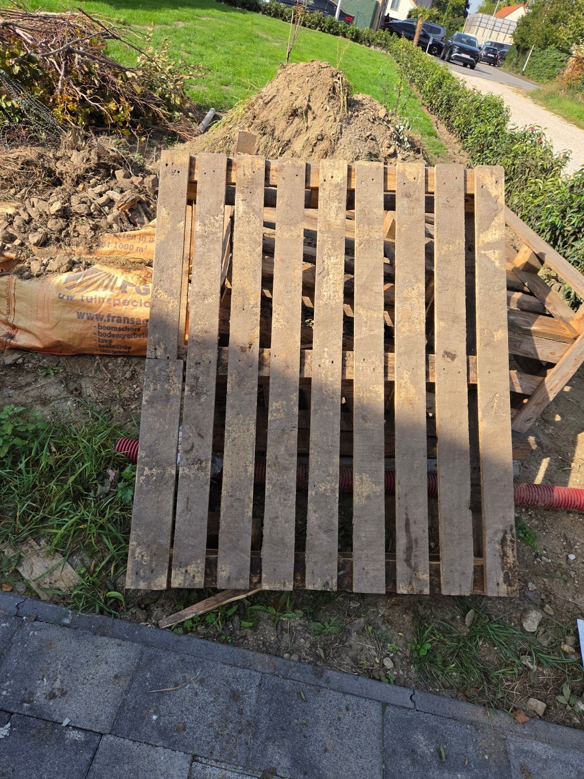 Gratis hout, Tuin en Terras, Ophalen, Hout