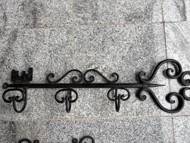 Fer forgé porte manteau et porte clés, Enlèvement, Comme neuf, Autres types