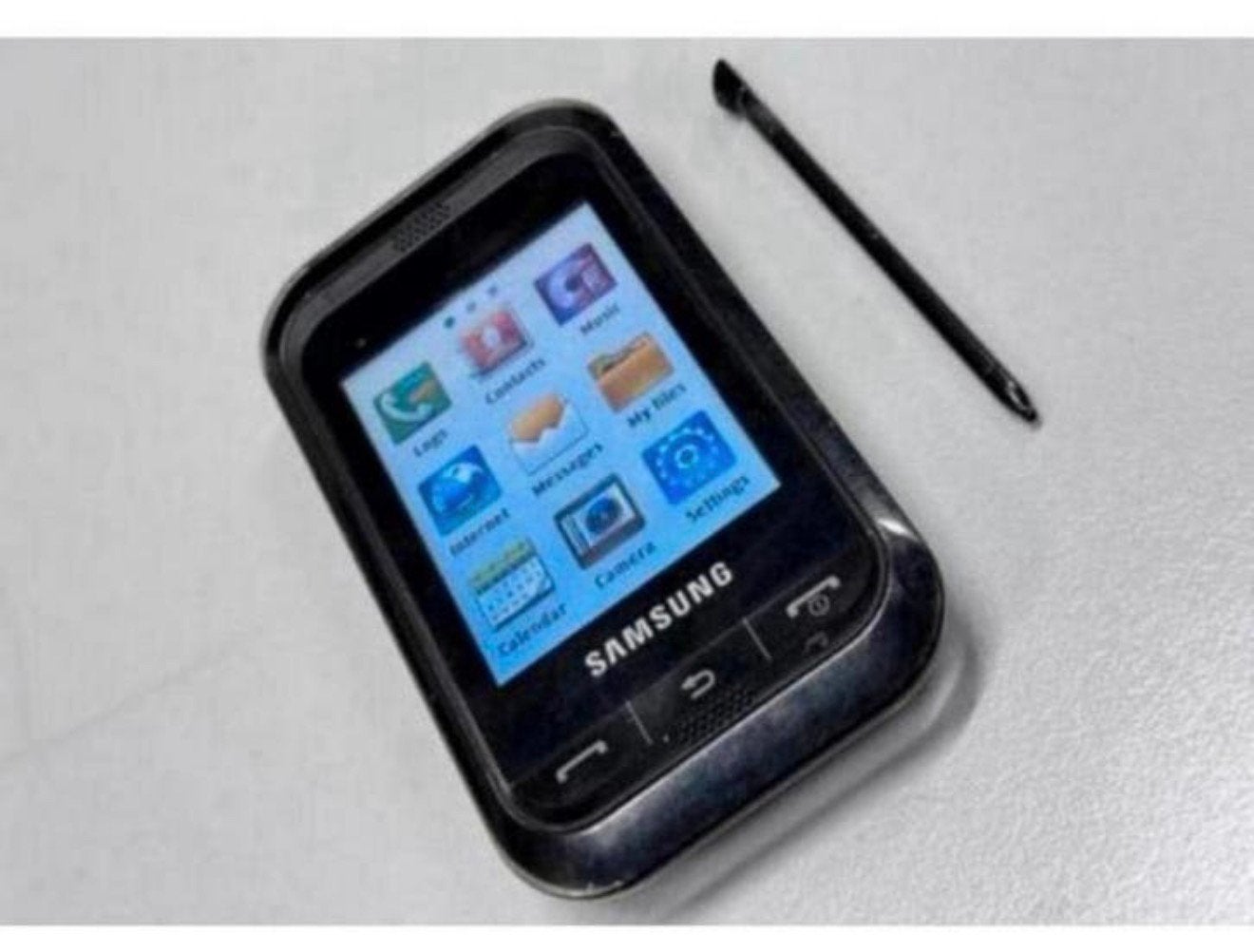 Ancien mobile Samsung GT C3300K noir de 2.4” 1,3 mégapixels, Moins de 3 mégapixels, Enlèvement ou Envoi, Comme neuf, Sans simlock