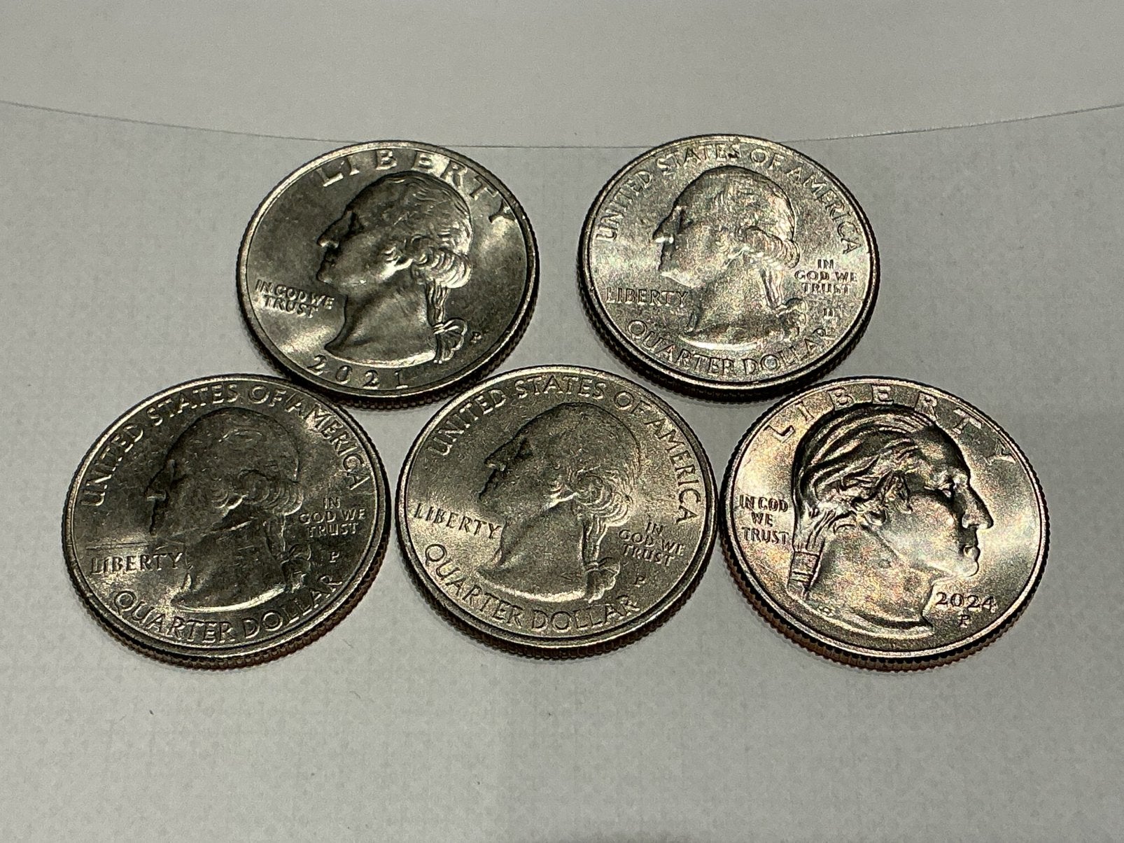 USA 5 x Quarter Dollar lot 12, Postzegels en Munten, Ophalen of Verzenden