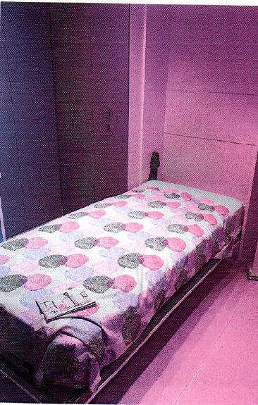 opklapbed in kast type CUBE verticaal, slaapmaat 90 x 200 cm, Ophalen, Gebruikt, 90 cm, Eenpersoons