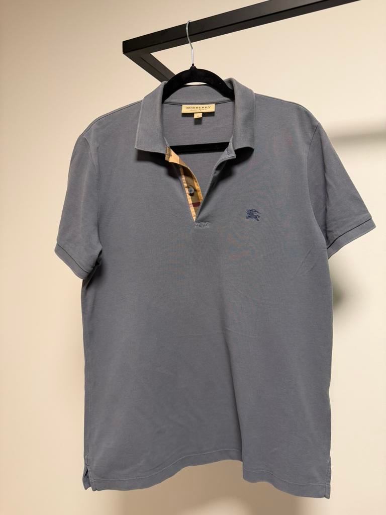 Burberry polo zo goed als nieuw maat M, Ophalen of Verzenden, Zo goed als nieuw, Maat 48/50 (M), Grijs