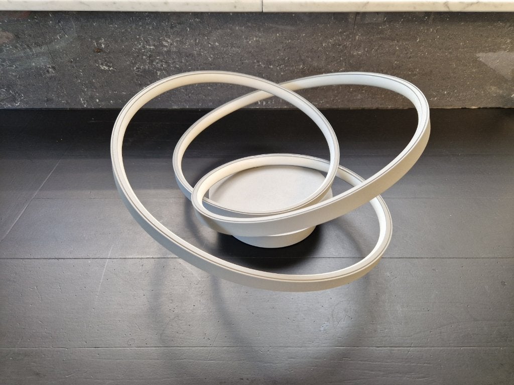 Design plafondlamp LED, Ophalen, Inclusief lichtbron, Design, Grijs