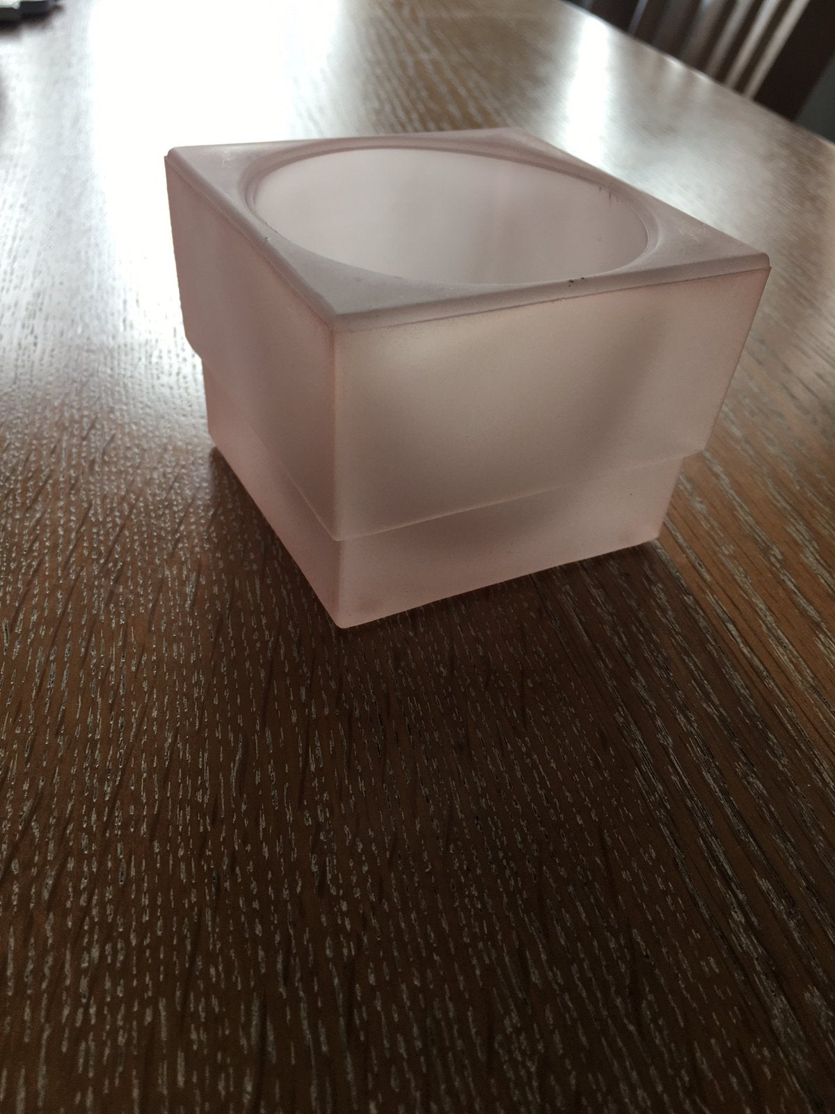 Glazen kandelaars om weg te geven, 100% roze, 100% blauw, Zo goed als nieuw, Roze, Glas