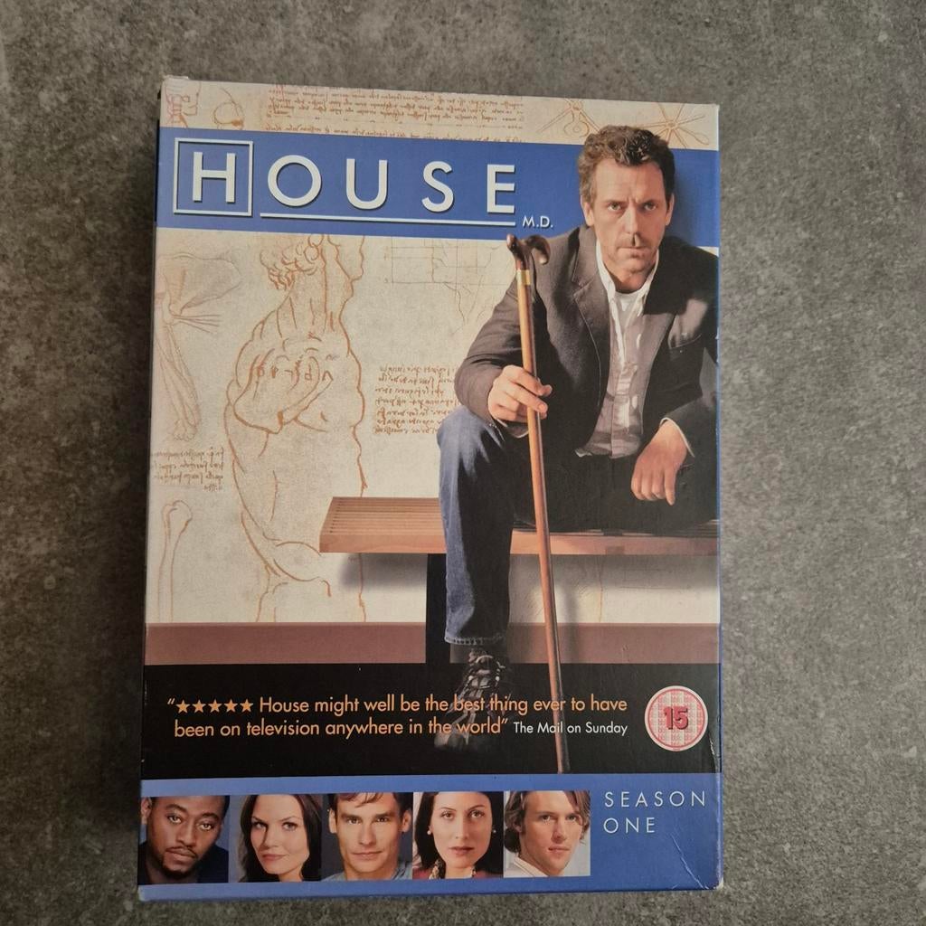 Dvd box House m.d. seizoen 1, Cd's en Dvd's, Vanaf 16 jaar, Ophalen of Verzenden, Zo goed als nieuw, Boxset