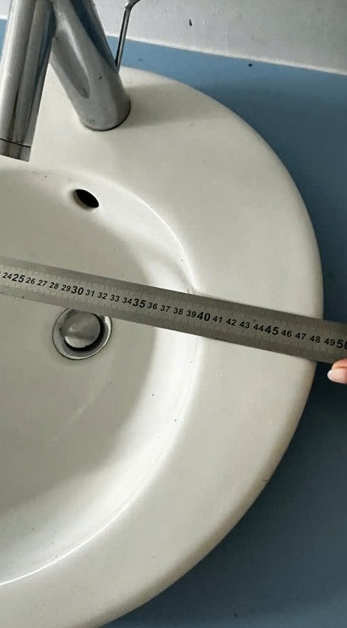 Duravit Lavabo's keramisch en een kraag Starck, Ophalen, Gebruikt, Chroom, Kraan