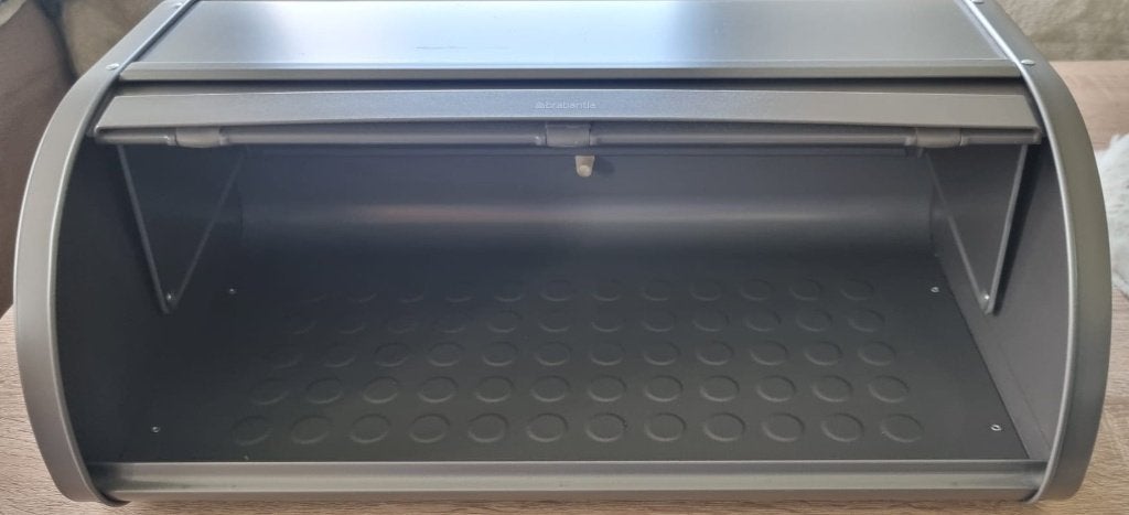 Broodtrommel Brabantia, Ophalen, Zo goed als nieuw, Metaal, Broodtrommel